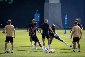 Spanish football La Liga match - FC BARCLEONA TRAINING SESSION