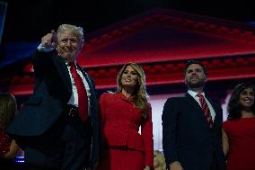 Trump Accepts Republican Nomination - Milwaukee