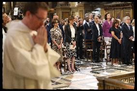 Olympic Truce Celebrated In The Eglise De La Madeleine Opening Mass - Paris