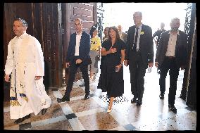 Olympic Truce Celebrated In The Eglise De La Madeleine Opening Mass - Paris