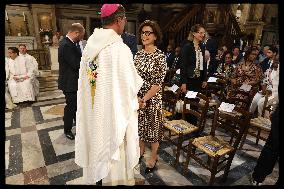 Olympic Truce Celebrated In The Eglise De La Madeleine Opening Mass - Paris