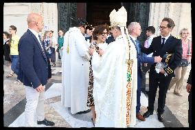 Olympic Truce Celebrated In The Eglise De La Madeleine Opening Mass - Paris