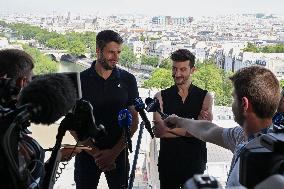 Paris 2024 - Tony Estanguet And Artistic Core Team Of Olympics Ceremonies Photo Session