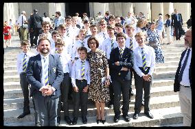 Olympic Truce Celebrated In The Eglise De La Madeleine Opening Mass - Paris