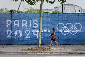 Paris 2024 - Final Preparations Of Famous Parisian Spots For Olympic Games