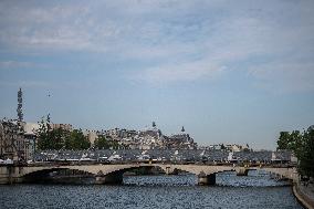 Paris 2024 - Final Preparations Of Famous Parisian Spots For Olympic Games