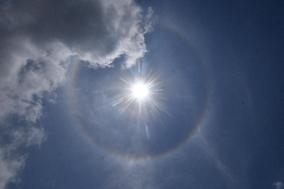 Solar Halo In Guwahati