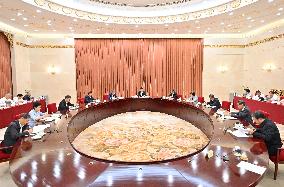 CHINA-BEIJING-WANG HUNING-CPPCC-MEETING-STUDY-GUIDING PRINCIPLES FROM CPC PLENUM (CN)