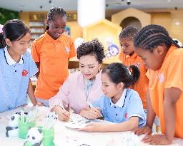 CHINA-BEIJING-PENG LIYUAN-CHINA AND AFRICA-CHILDREN-SUMMER CAMP (CN)