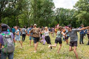 Rally against the construction of mega bassine - Migne Auxances