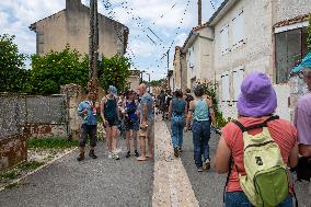 Rally against the construction of mega bassine - Migne Auxances