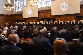 THE NETHERLANDS-THE HAGUE-ICJ-ISRAEL-OCCUPIED PALESTINIAN TERRITORIES-ADVISORY OPINION