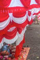 Red White Indonesia's Flag