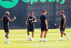 FC Barcelona Training Session