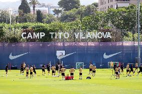 FC Barcelona Training Session