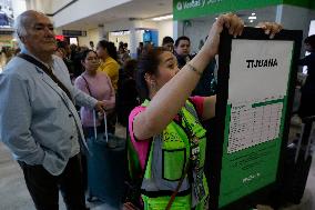 Microsoft Computer Crash Causes Chaos At Mexico City International Airport