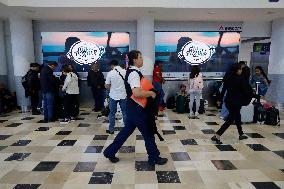 Microsoft Computer Crash Causes Chaos At Mexico City International Airport