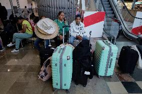 Microsoft Computer Crash Causes Chaos At Mexico City International Airport