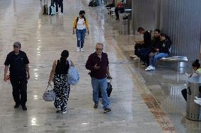 Microsoft Computer Crash Causes Chaos At Mexico City International Airport