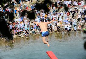 Annual Diving Festival in Congjiang