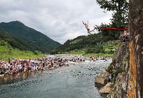 Annual Diving Festival in Congjiang