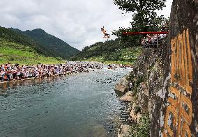 Annual Diving Festival in Congjiang