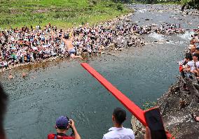 Annual Diving Festival in Congjiang