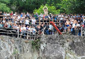 Annual Diving Festival in Congjiang