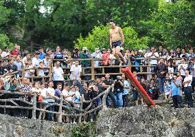 Annual Diving Festival in Congjiang