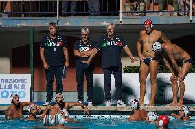 International waterpolo match - Trofeo Siracusae - Italy vs Hungary