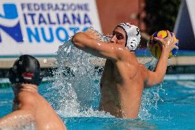 International waterpolo match - Trofeo Siracusae - Italy vs Hungary