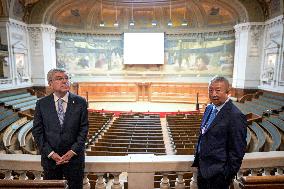 (SP)FRANCE-PARIS-SORBONNE UNIVERSITY-OLYMPIC GAMES-IOC-BACH