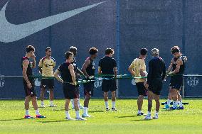 (SP)SPAIN-BARCELONA-FOOTBALL-TRAINING SESSION