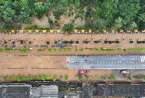 CHINA-SHAANXI-BAOJI-TORRENTIAL RAINS-RESCUE EFFORTS (CN)