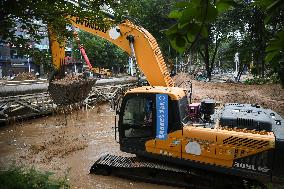 CHINA-SHAANXI-BAOJI-TORRENTIAL RAINS-RESCUE EFFORTS (CN)