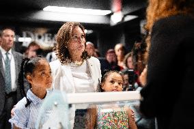 VP Harris Stops By Tyra Banks' Ice Cream Shop - Washington