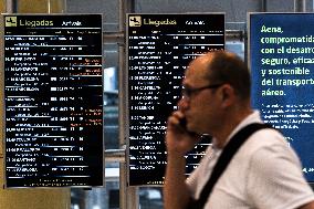 Madrid-Barajas Airport Hit By Global IT Issue - Spain