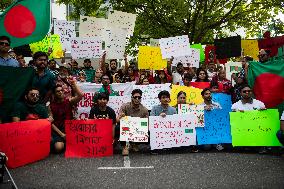 Bangladeshi Community Protest In The USA