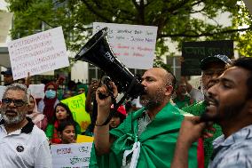 Bangladeshi Community Protest In The USA