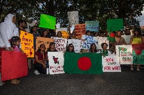 Bangladeshi Community Protest In The USA