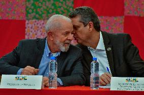 Lula Participates In A Meeting With Leaders And Social Movements, At Armazém Do Campo