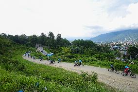 Thousands Take Part In The Annual Kora Challenge- Cycling Event In Nepal