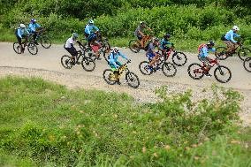 Thousands Take Part In The Annual Kora Challenge- Cycling Event In Nepal