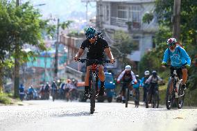 Thousands Take Part In The Annual Kora Challenge- Cycling Event In Nepal