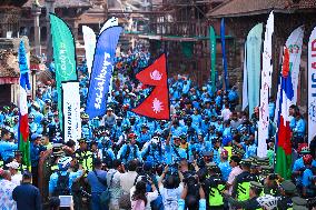 Thousands Take Part In The Annual Kora Challenge- Cycling Event In Nepal