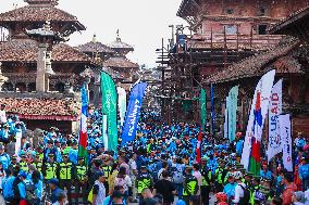 Thousands Take Part In The Annual Kora Challenge- Cycling Event In Nepal