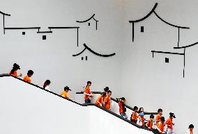 Children Visit A Folk Customs Hall In Suzhou - China