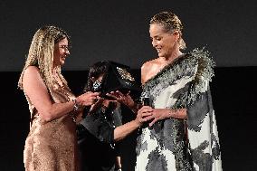 Sharon Stone Honored At Taormina Film Festival - Italy