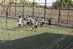 EGYPT-CAIRO-YOUNG REFUGEES-FOOTBALL ACADEMY