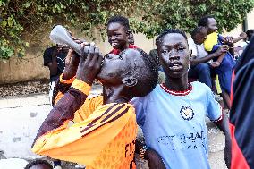 EGYPT-CAIRO-YOUNG REFUGEES-FOOTBALL ACADEMY